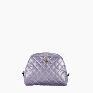 Oliver Thomas KST Medium Metallic Cosmetic Case - Lavender Metallic