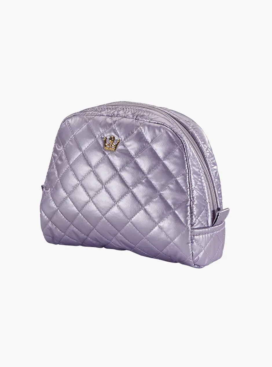 Oliver Thomas KST Medium Metallic Cosmetic Case - Lavender Metallic