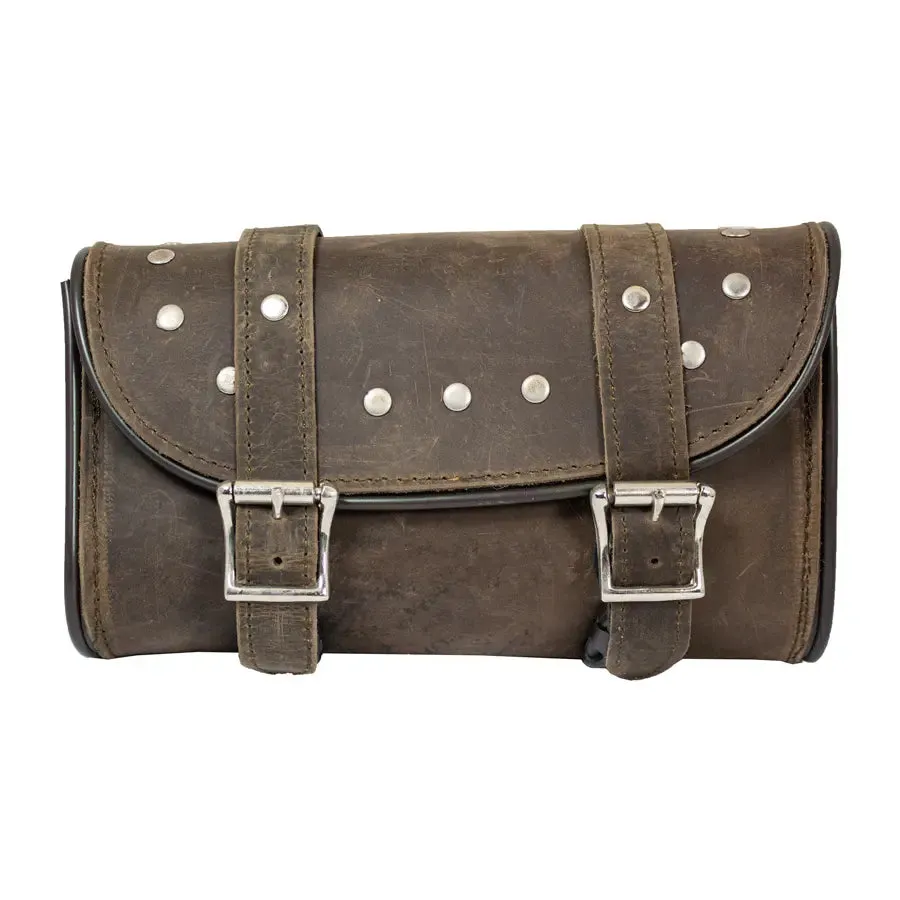 Open Road Distressed Leather Tool Bag