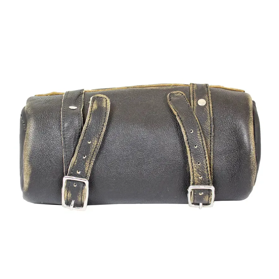 Open Road Soft Body Distressed Leather Tool Bag