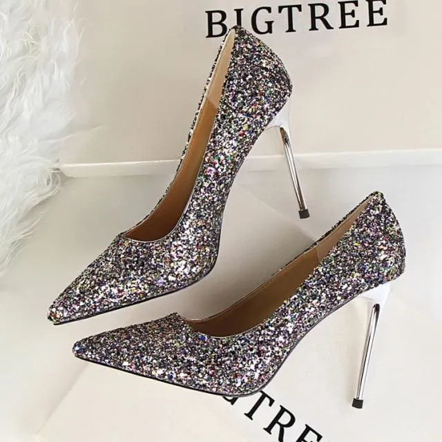 Party Bling Women Glitter Pumps