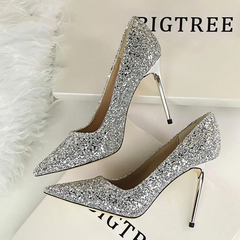 Party Bling Women Glitter Pumps