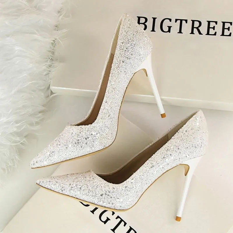 Party Bling Women Glitter Pumps