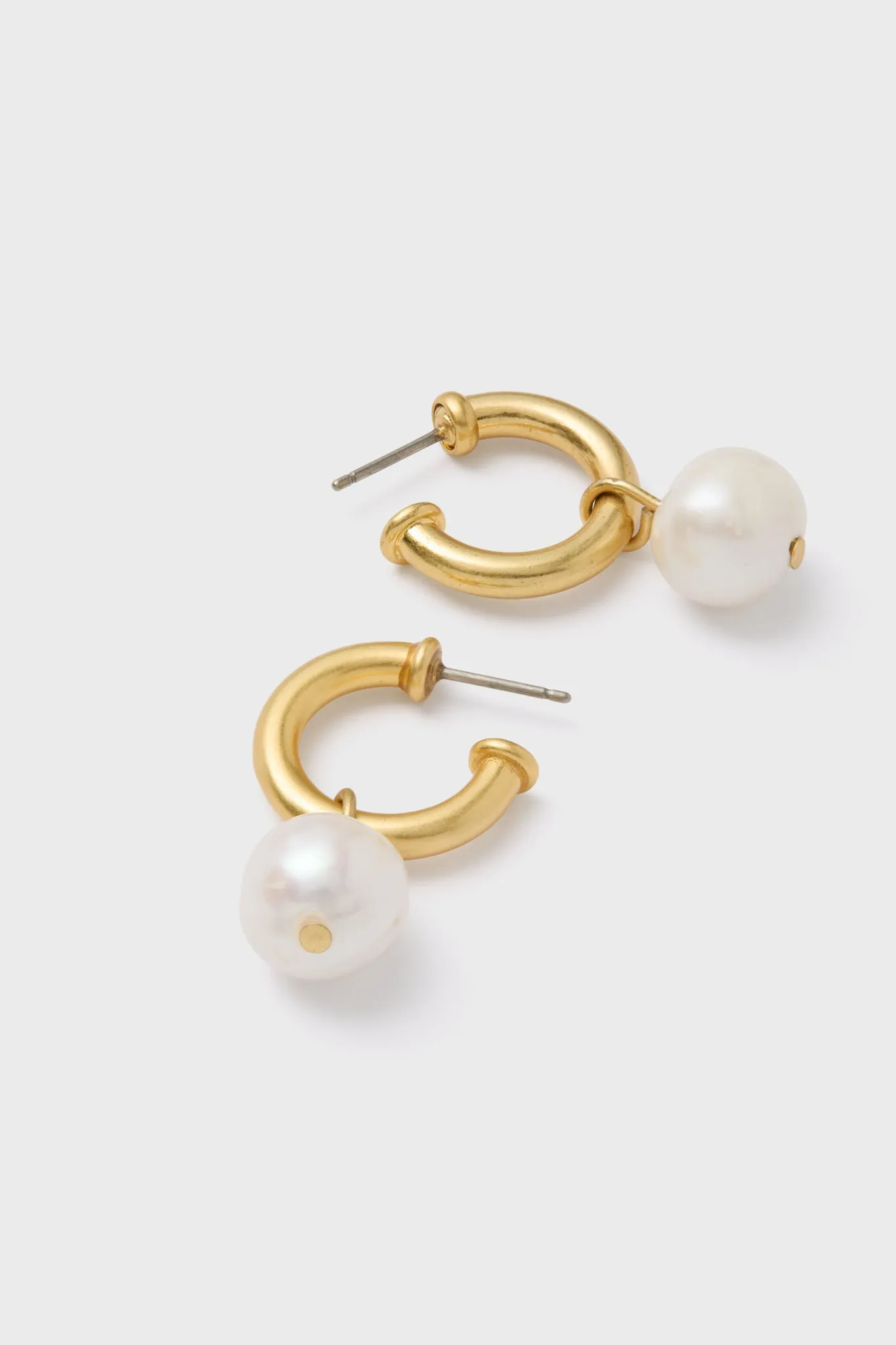 Pearl Hoop Earrings