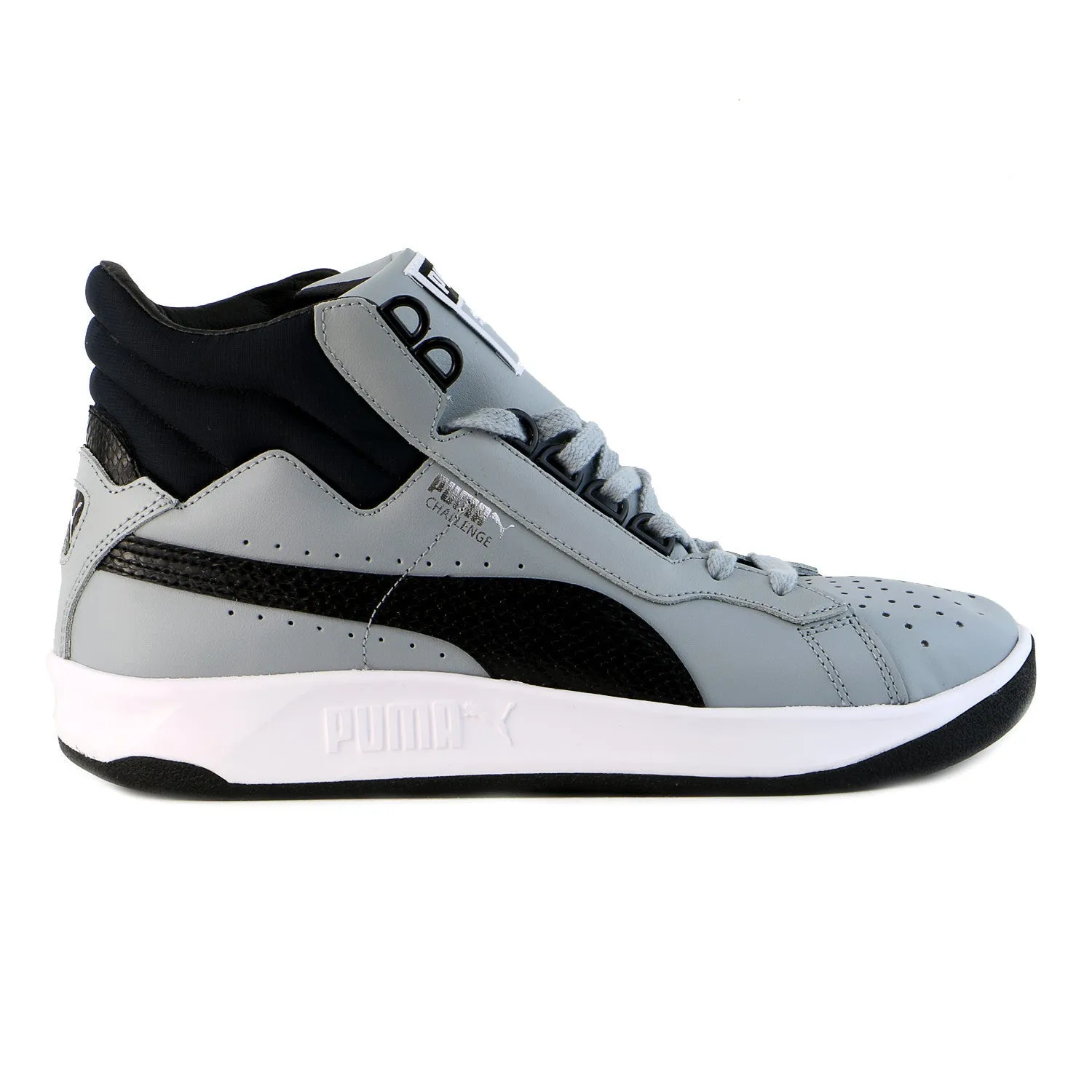 Puma Challenge Mid Fashion Sneaker Shoe - White/Limoges - Mens