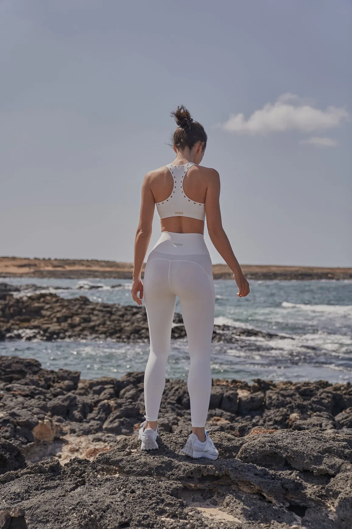 Racerback Laser Cut Sports Bra