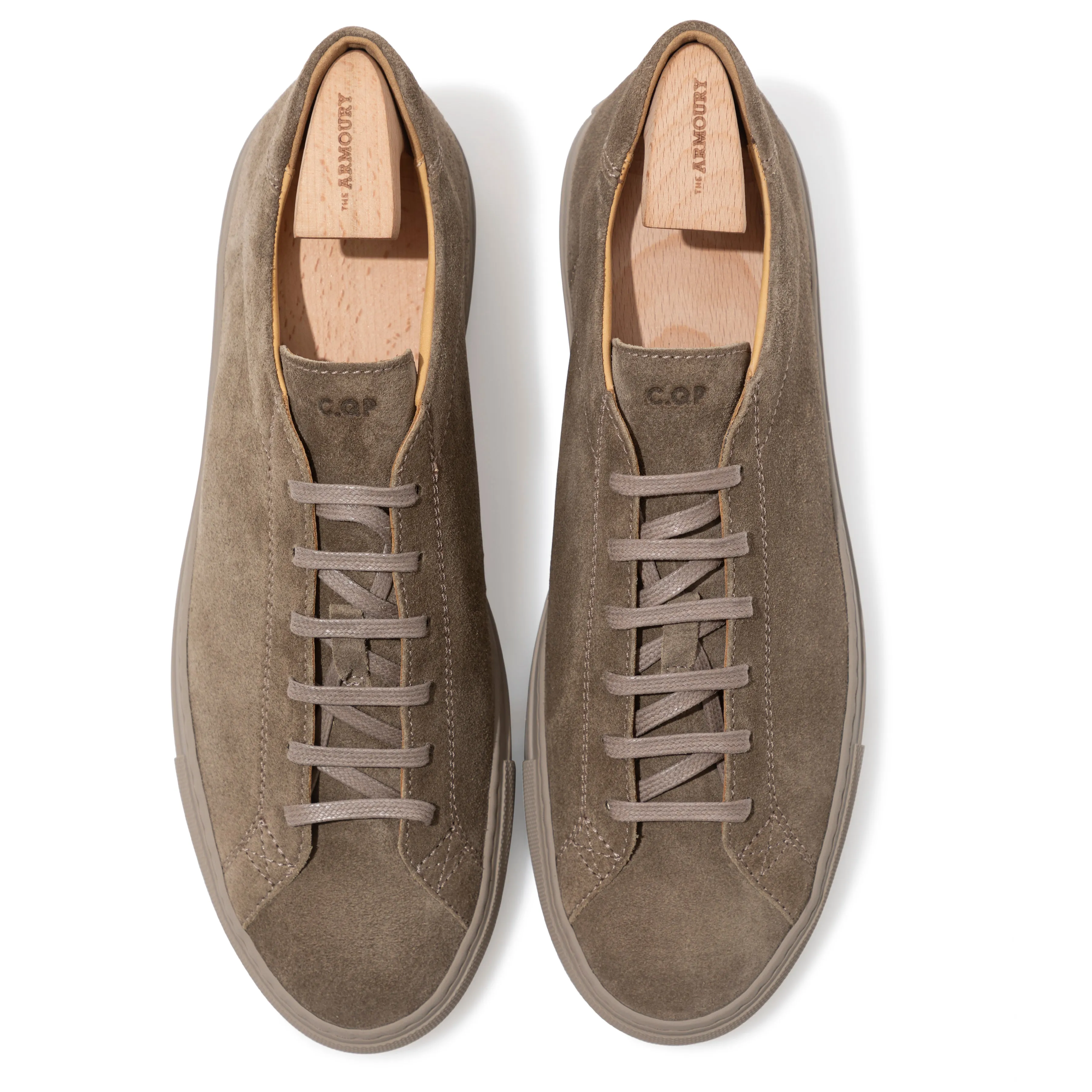 Racquet Suede Lined Sneakers