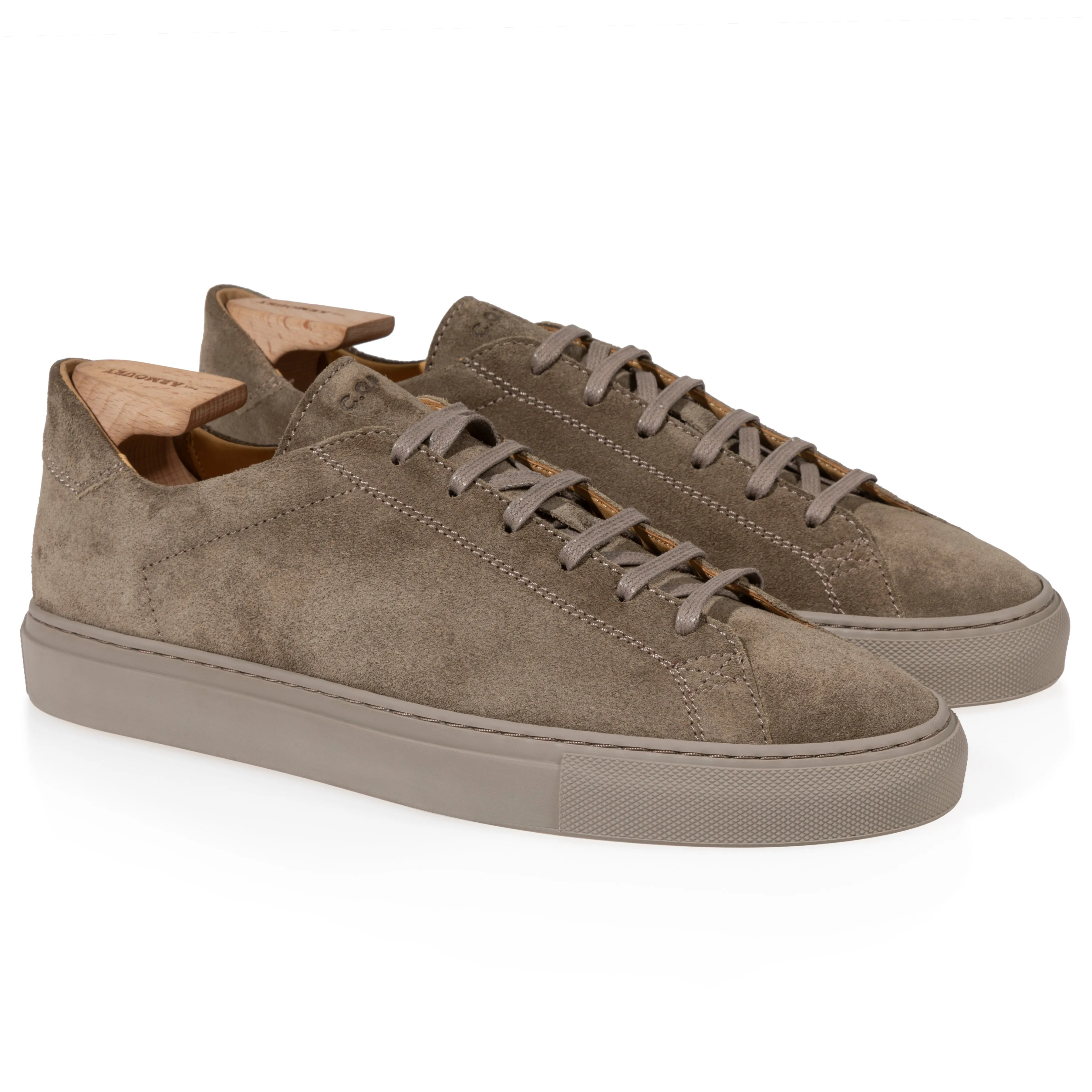 Racquet Suede Lined Sneakers