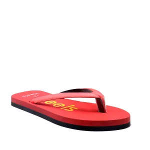 Red Casual Chappal L00002006