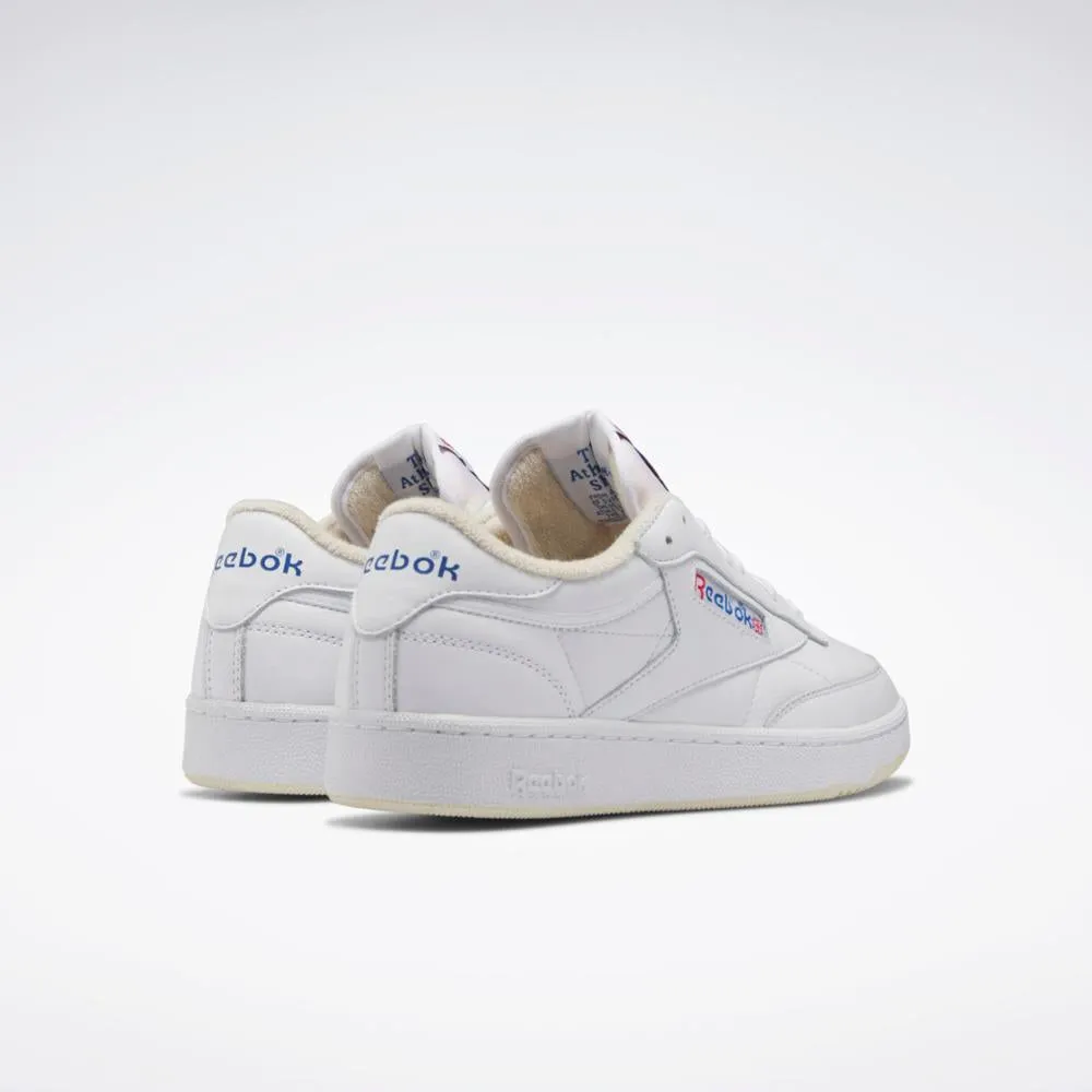 Reebok Footwear Men CLUB C 85 VINTAGE SHOES FTWWHT/ALABAS/VECBLU