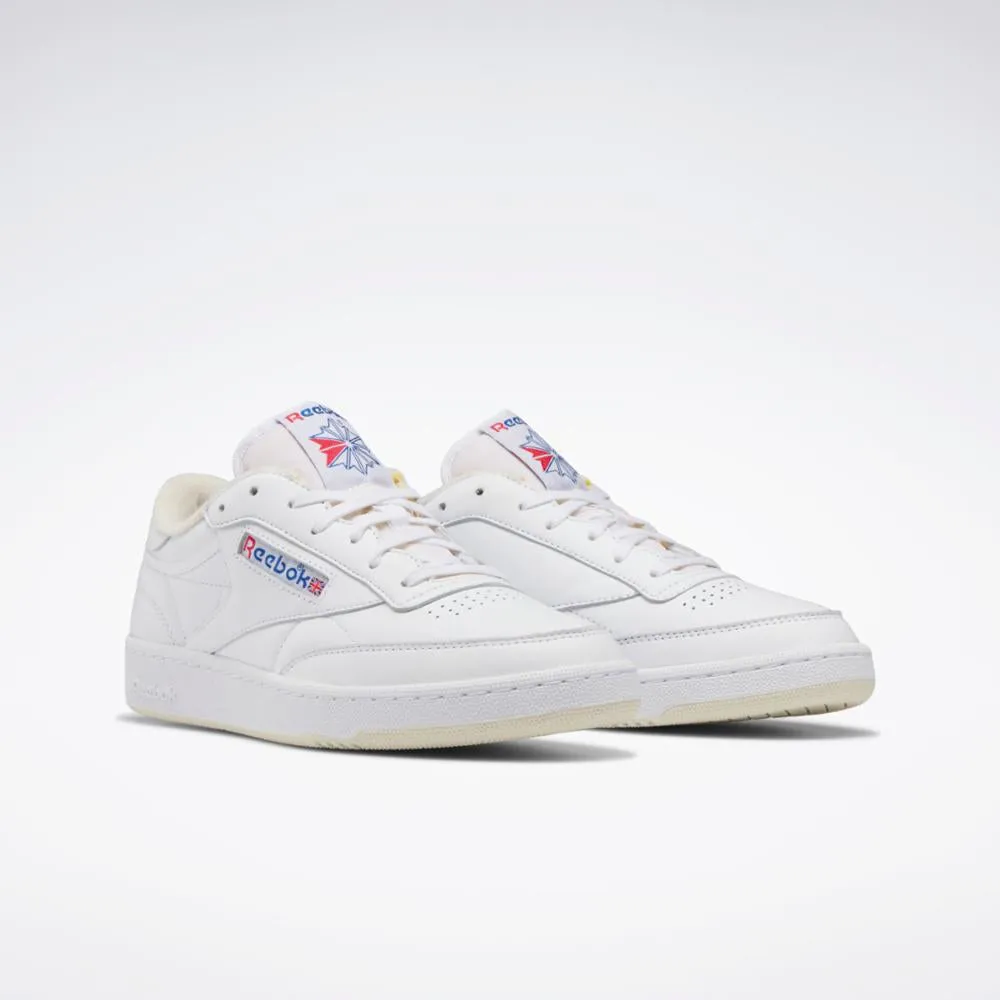 Reebok Footwear Men CLUB C 85 VINTAGE SHOES FTWWHT/ALABAS/VECBLU