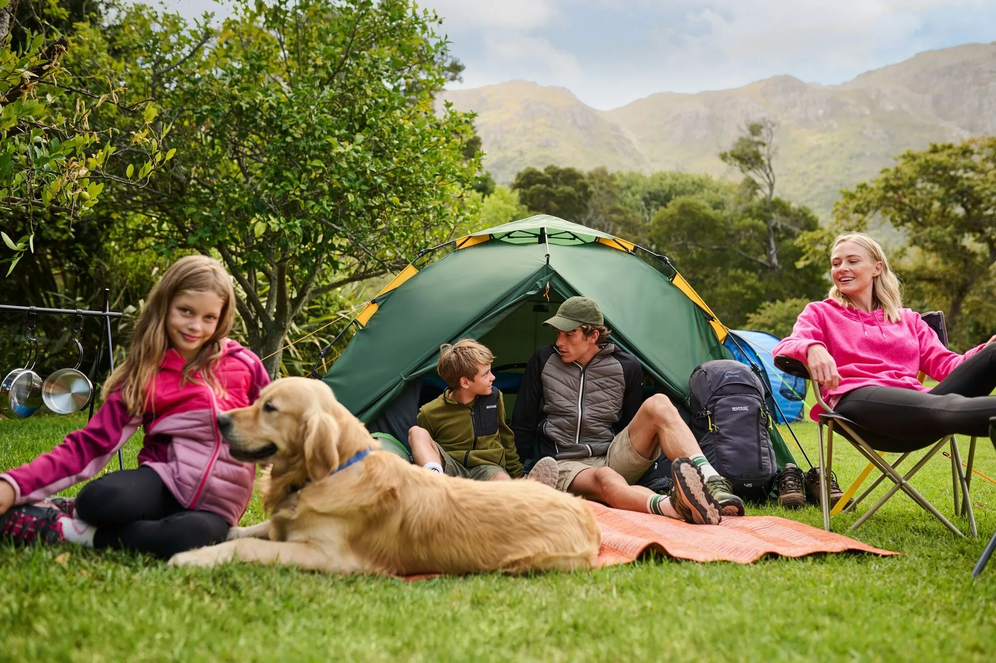 Regatta Instant 3-Man Waterproof Tent - Green