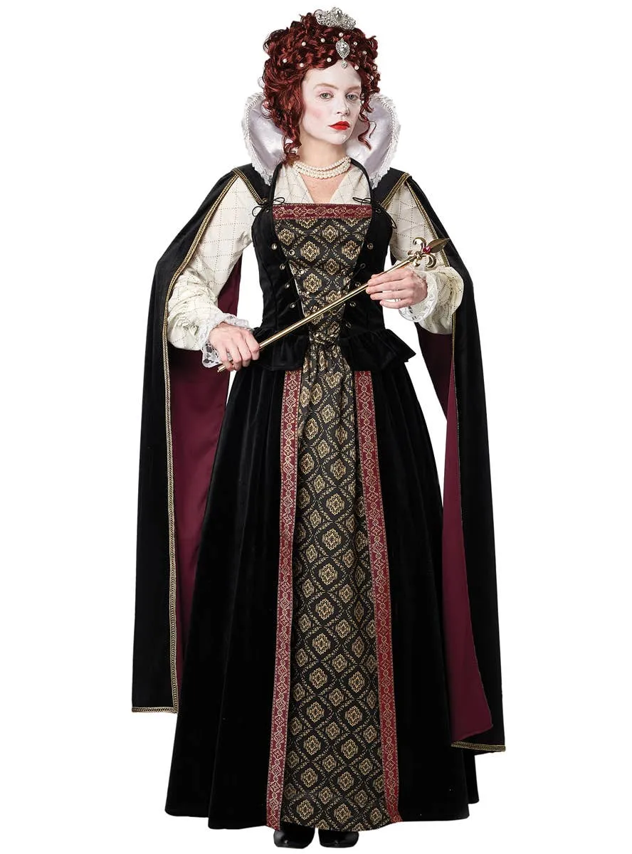 Renaissance Womens Deluxe Queen Elizabeth Costume