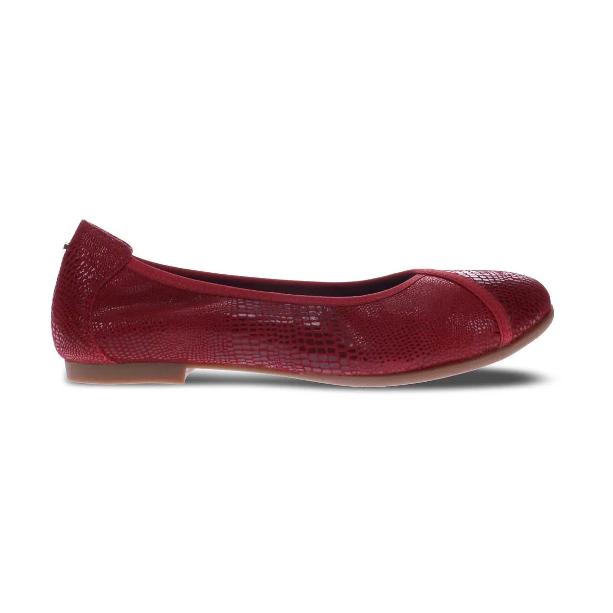 Revere Nairobi Women Slip-on Casual Shoes In Cherry Lizard