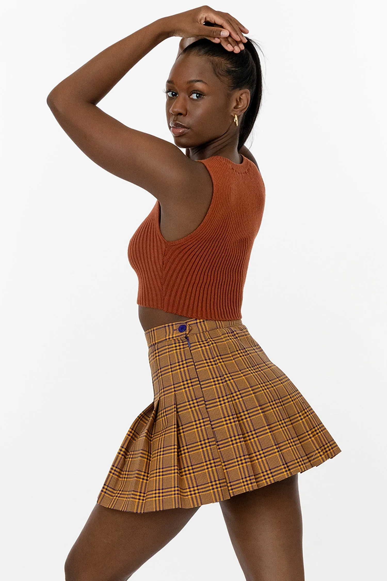 RGB300P - Plaid Tennis Skirt