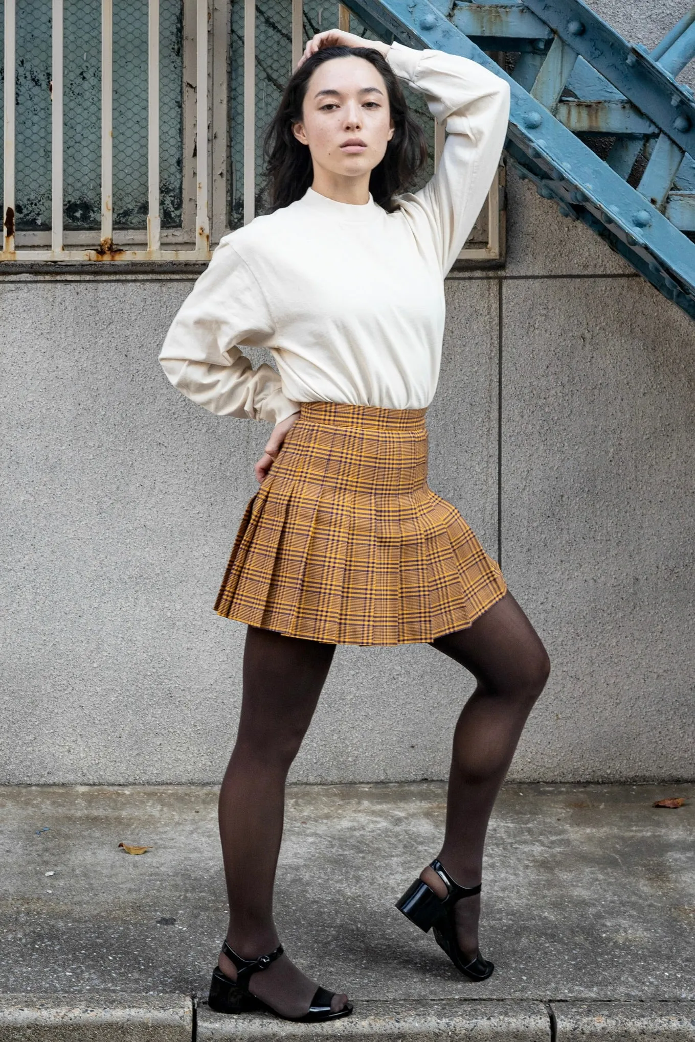 RGB300P - Plaid Tennis Skirt