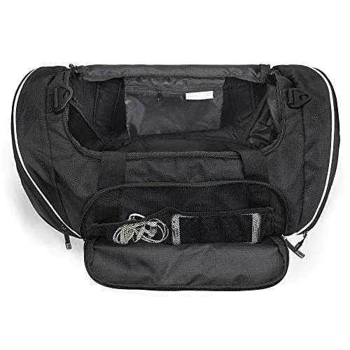 Runetz - Gym Bag for Women and Men - Ideal Workout Overnight Weekend Bag - Sport Duffle Bag - XL SIZE 30 x 14 x 12 inches - BLACK