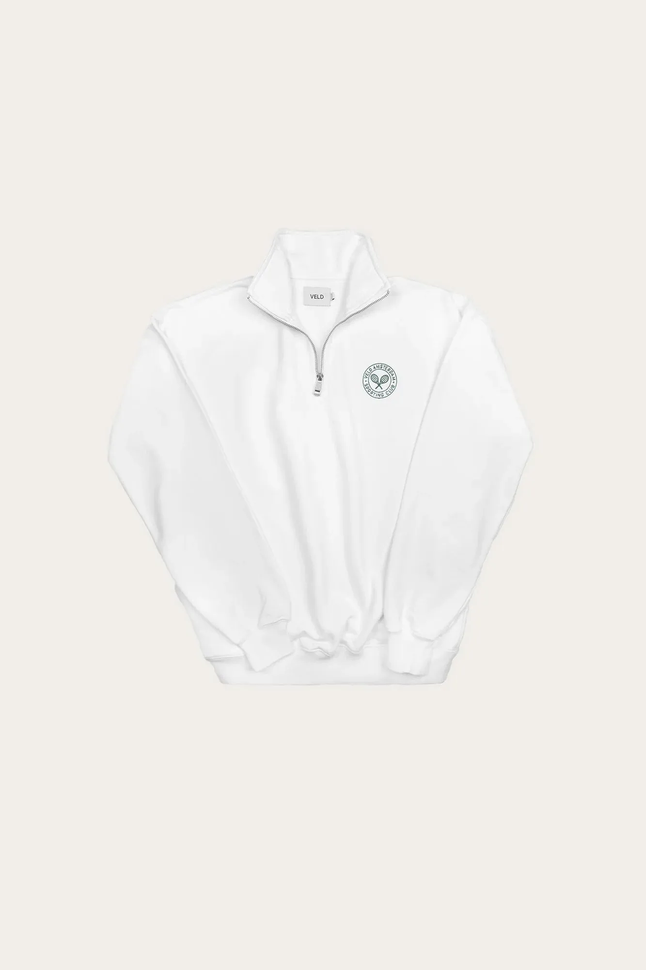 Runyon Sporting Club Quarter-Zip White