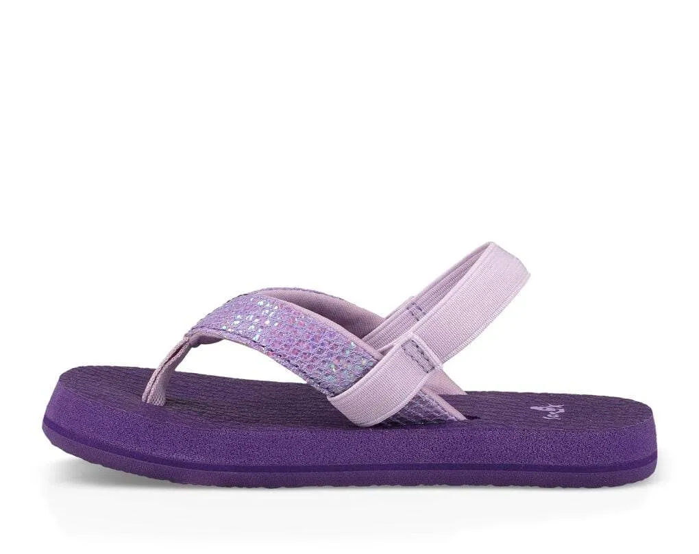 Sanuk Lil Yoga Glitter Purple