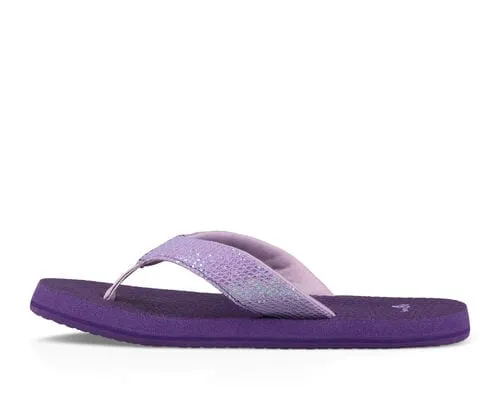 Sanuk Lil Yoga Glitter Purple