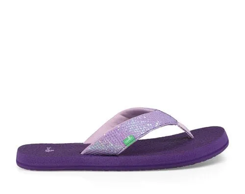 Sanuk Lil Yoga Glitter Purple