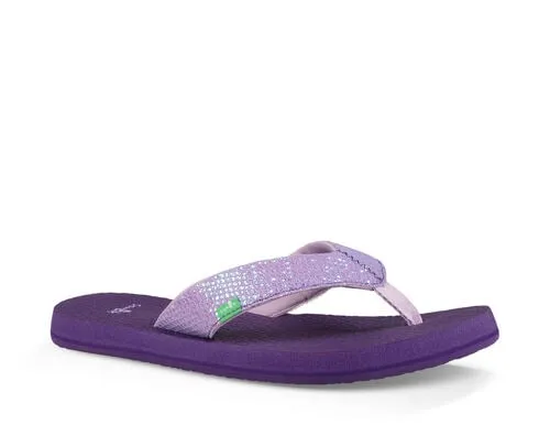 Sanuk Lil Yoga Glitter Purple