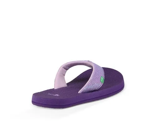 Sanuk Lil Yoga Glitter Purple