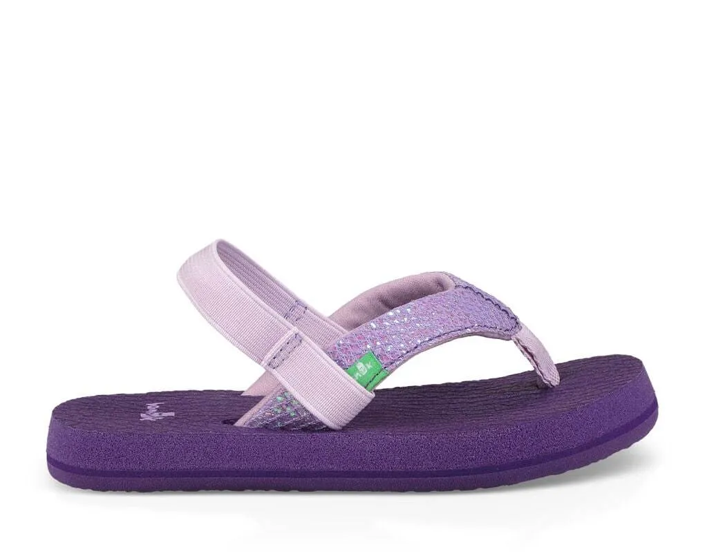 Sanuk Lil Yoga Glitter Purple