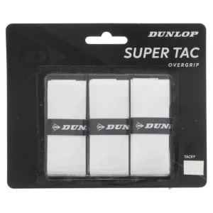 Super Tac Tennis Overgrip 3 Pack White