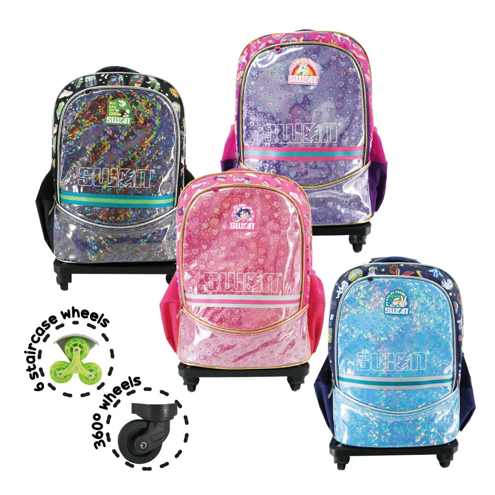 Swan Smile Pop Up Roll School Bag (XL)