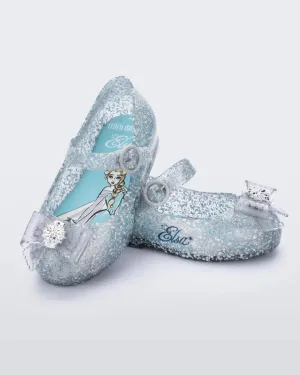 Sweet Love Princess Flat in Glitter Blue