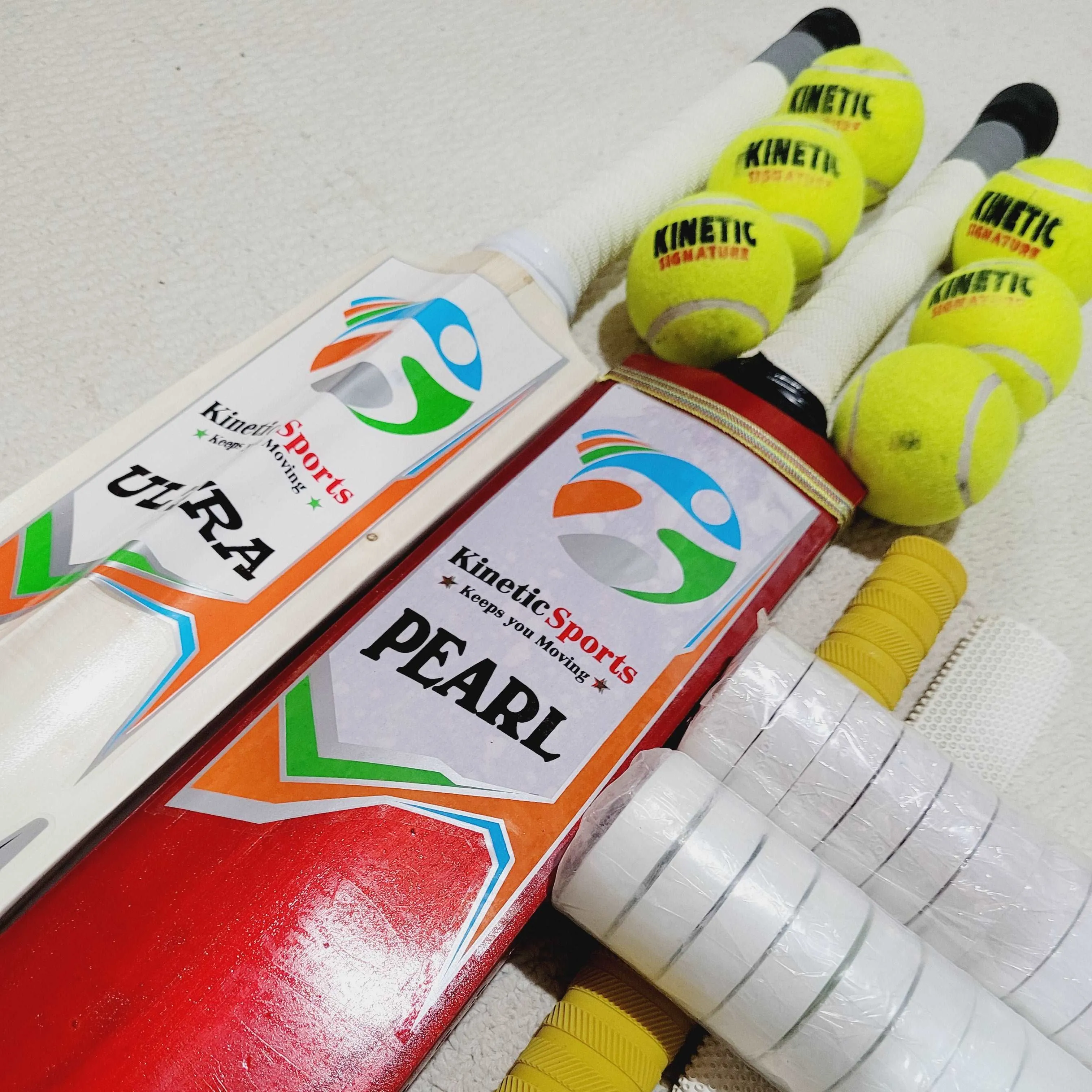 Tape Ball Cricket Deal (2 Bats  12 balls Package)