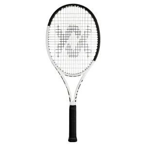 Team Speed Prestrung White and Black Tennis Racquet