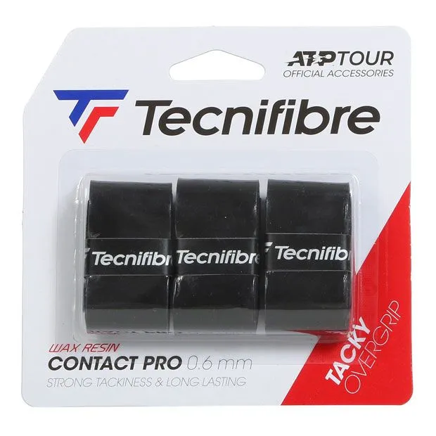 Tecnifibre Contact Pro Tennis Overgrip - 3 Pack