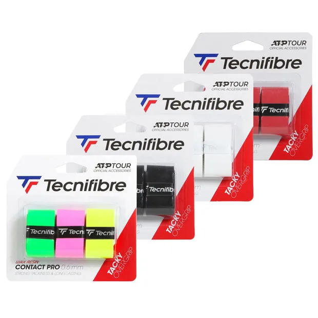 Tecnifibre Contact Pro Tennis Overgrip - 3 Pack