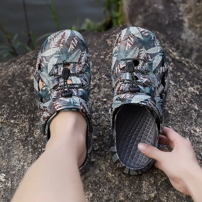 The Pioneer Men Camo Crocs for Hiking and Outdoor Sports