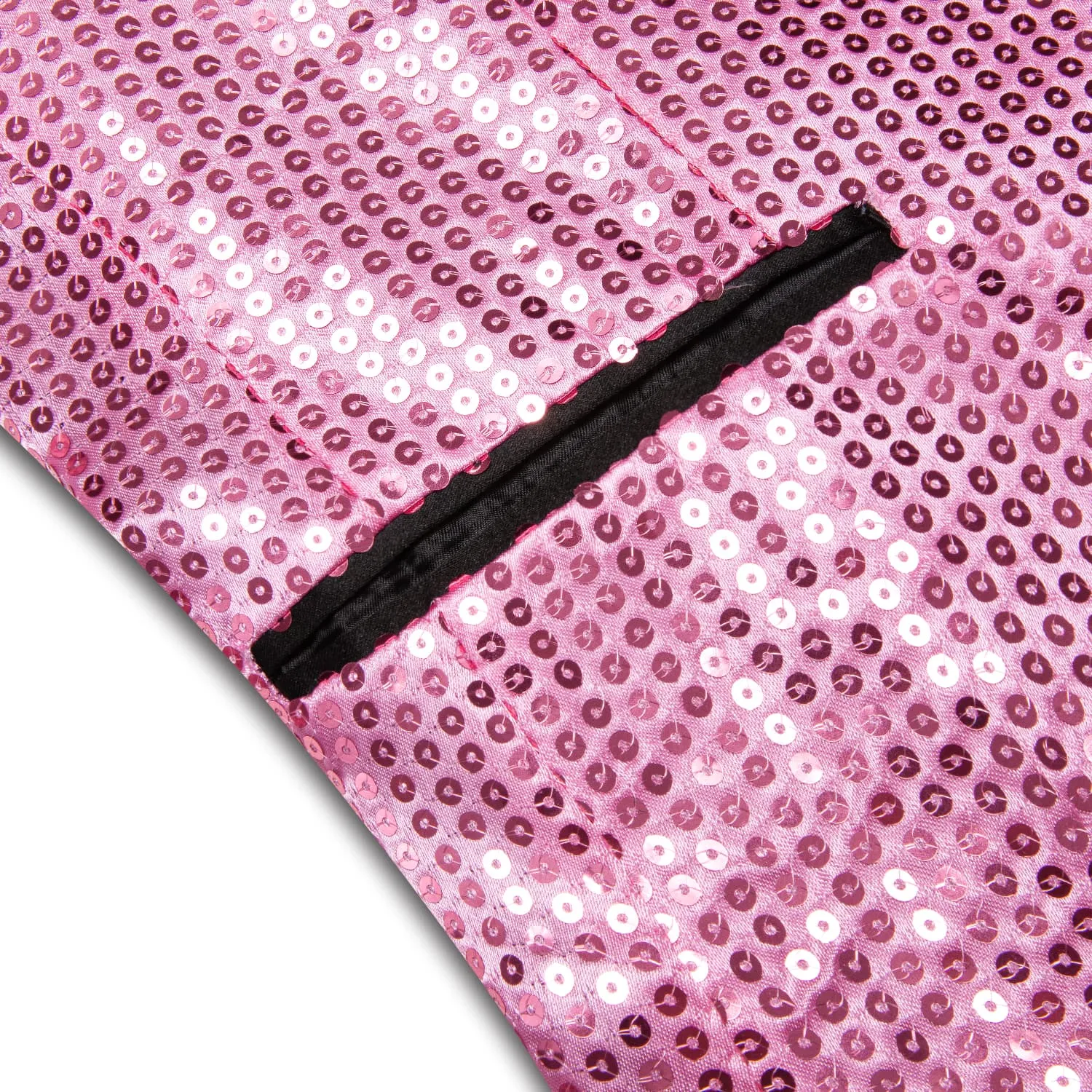 Ties2you Sequin Blazer Pink Solid Shawl Collar Glitter Mens Slim Fit Suit