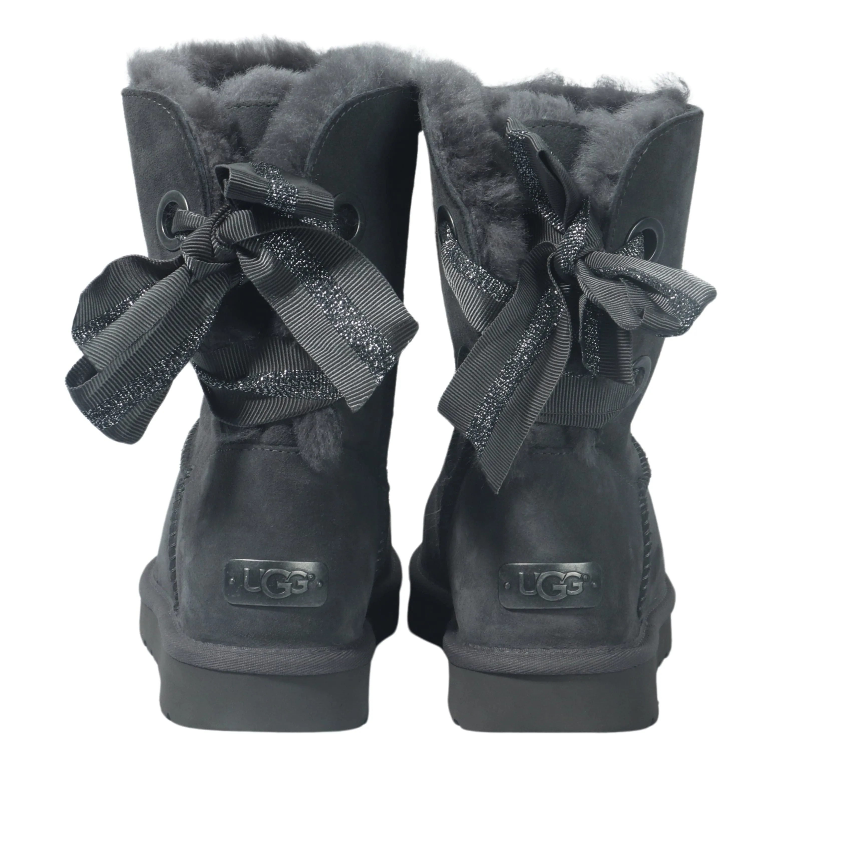 UGG - Double glitter bow boots