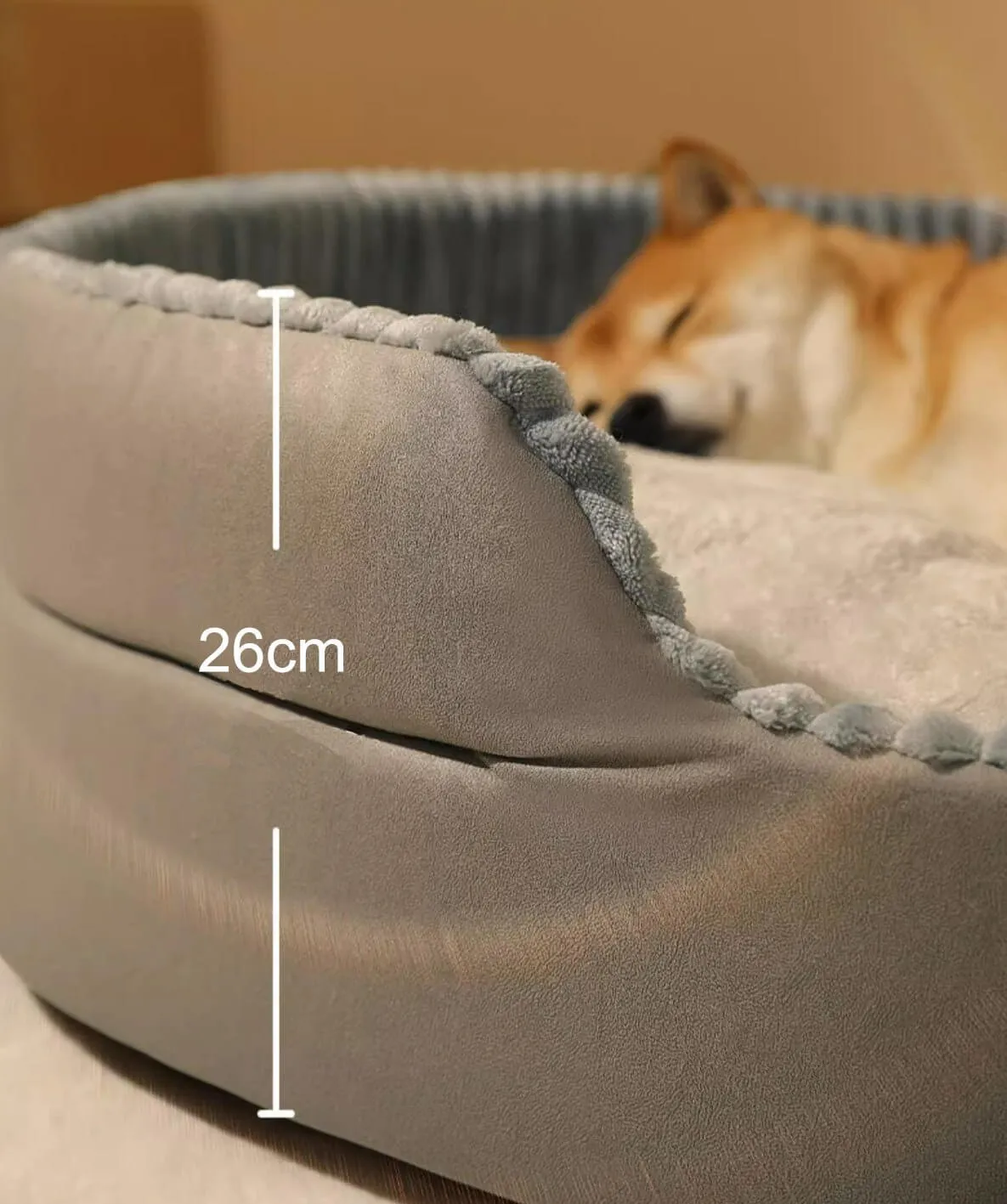 Ultra Spacious Pet Fleece Bed for Medium Large Dogs