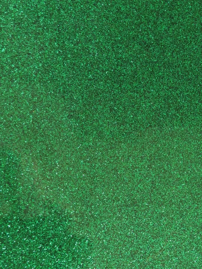 Ultra Sparkle Glitter Upholstery Vinyl Fabric / DARK GREEN / By The Roll - 40 Yards