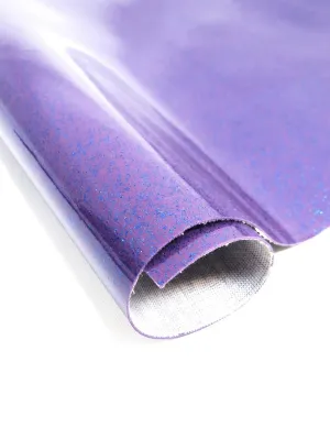 Ultra Sparkle Glitter Upholstery Vinyl Fabric / PURPLE / Sold by The Yard