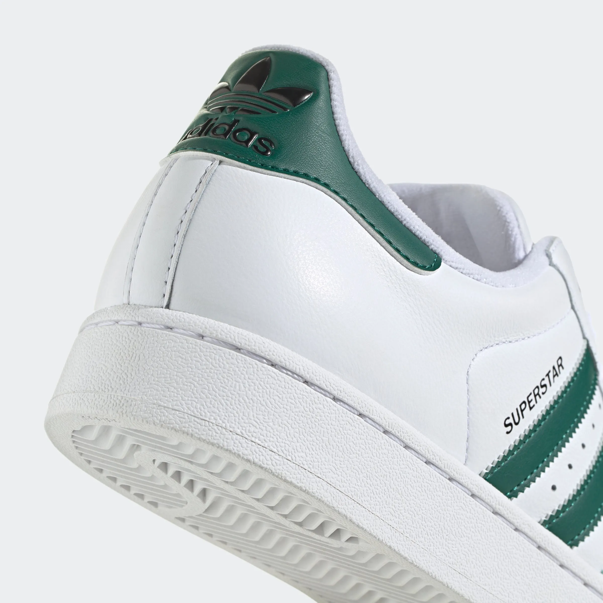 Unisex adidas Originals Superstar II Shoes White Collegiate Green