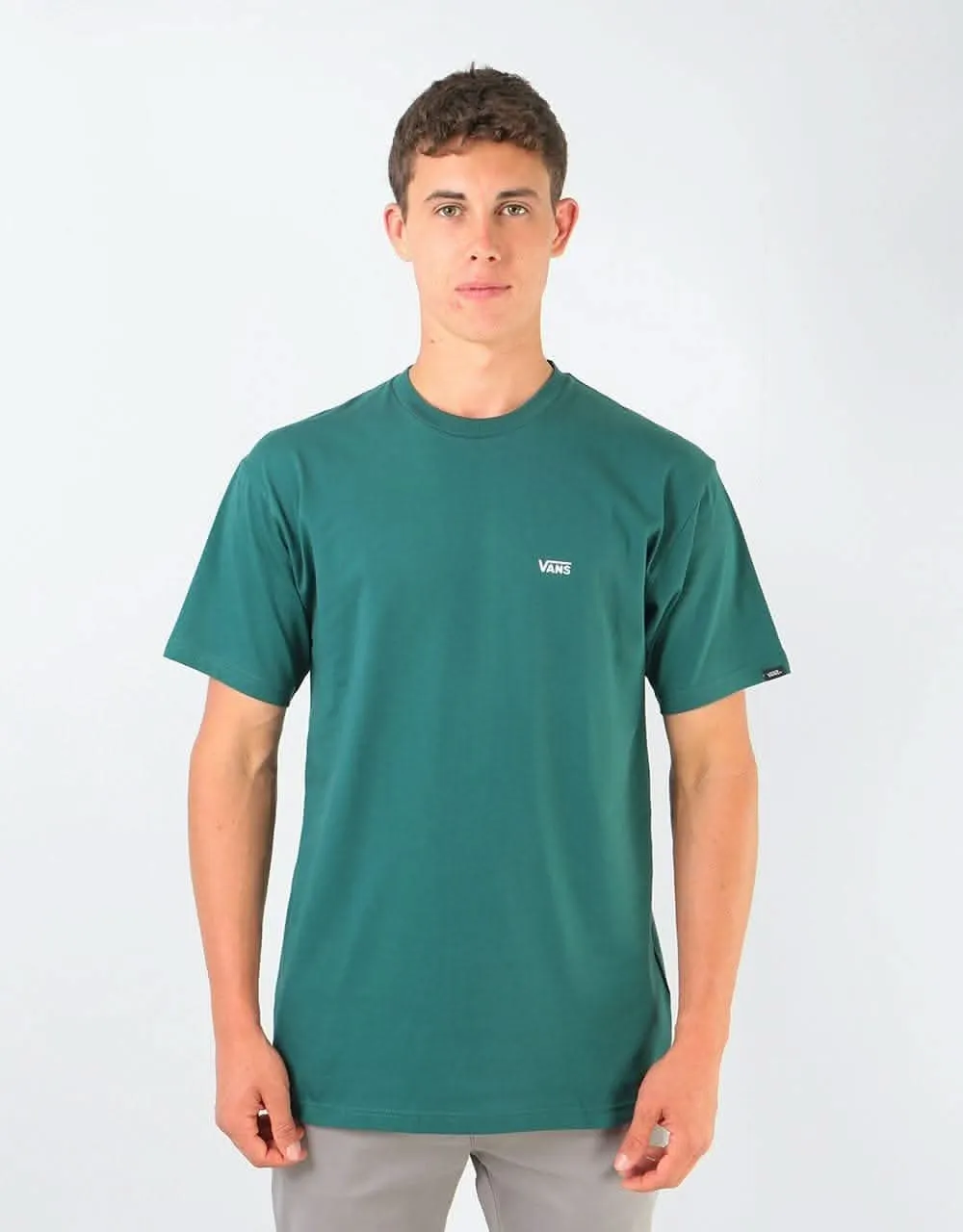 Vans Left Chest Logo T-Shirt - Vans Trekking Green