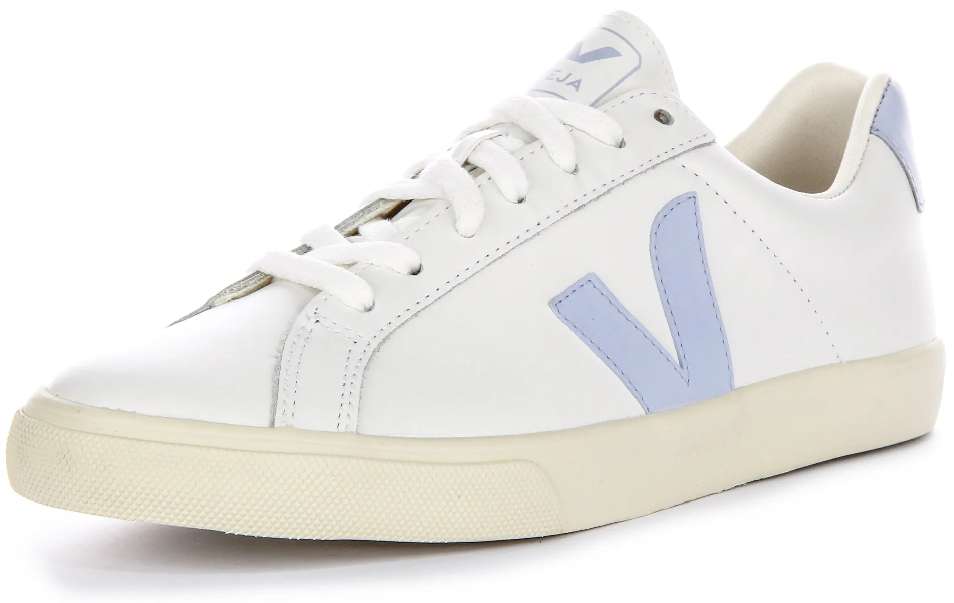 Veja Esplar Logo In White Blue For Women