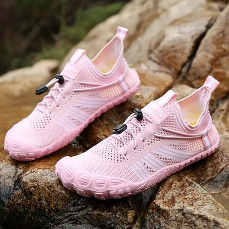 WalkWave Pink Barefoot Trekking Shoes | LA CORSA