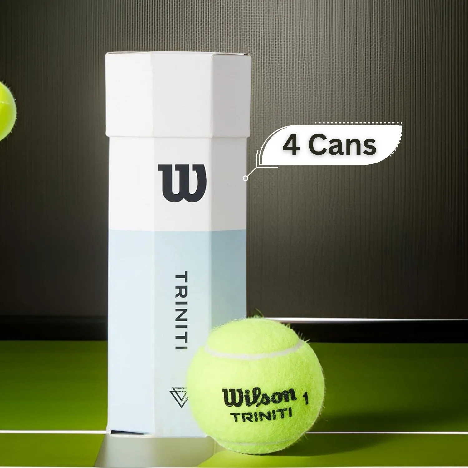 Wilson Triniti All Court Tennis Balls Dozen (4 Cans)