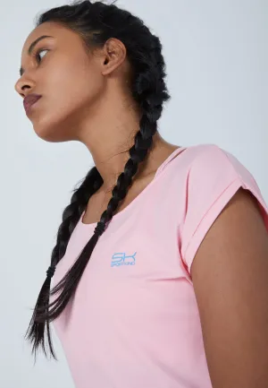 Women Tennis Shirt loose-fit, light pink