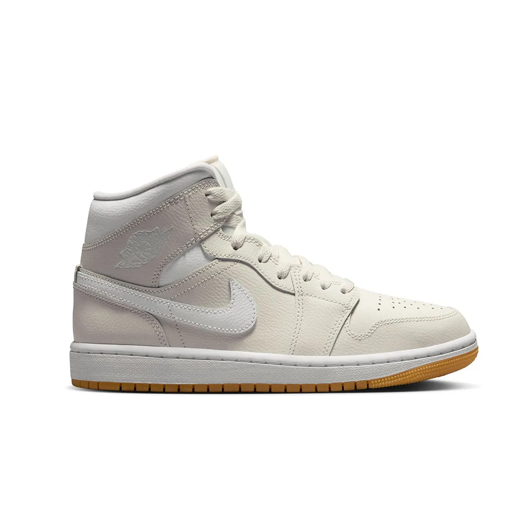 WOMEN'S AIR JORDAN 1 MID PHANTOM GUM