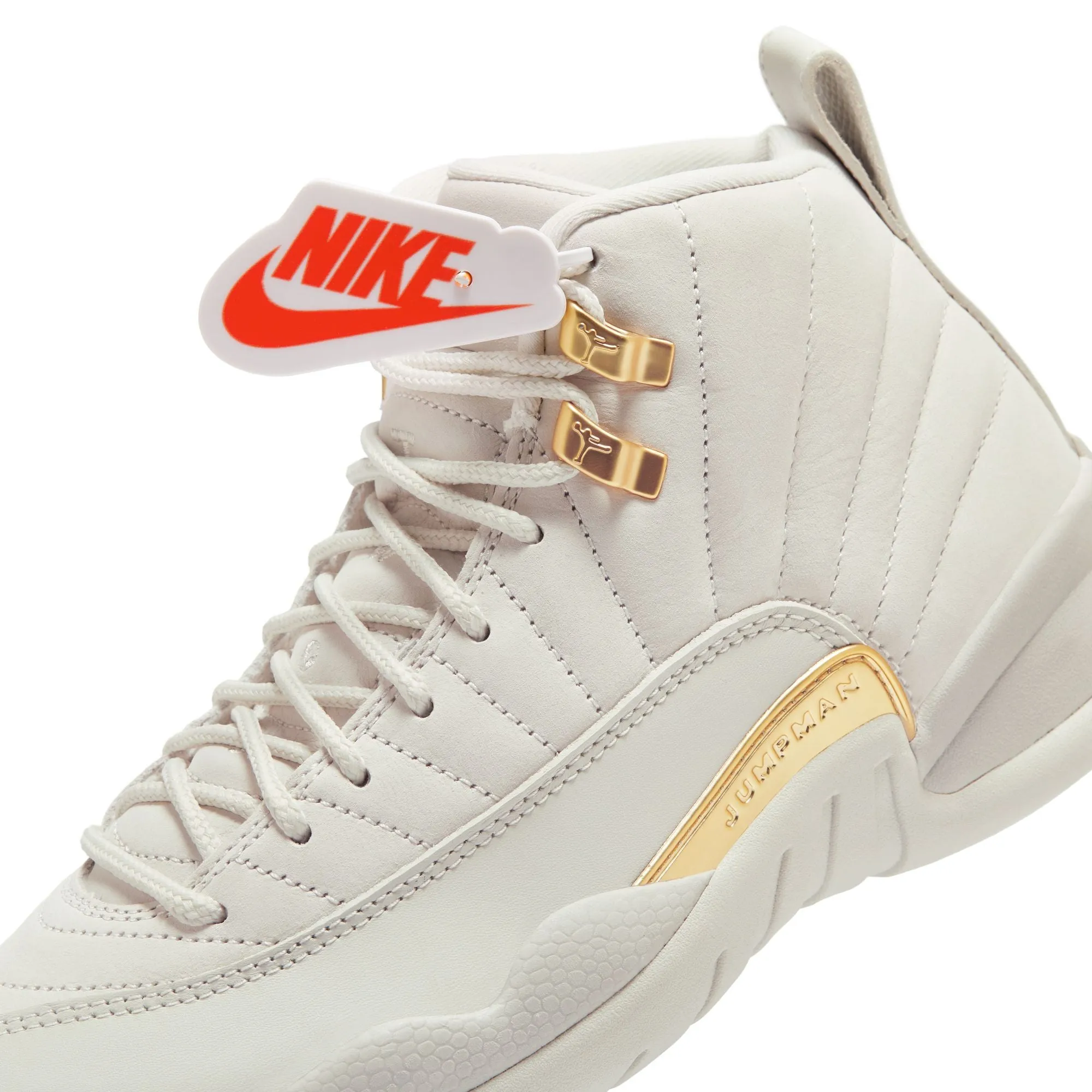 Women's Air Jordan 12 Retro "Phantom" - PHANTOM/METALLIC GOLD-WHITE