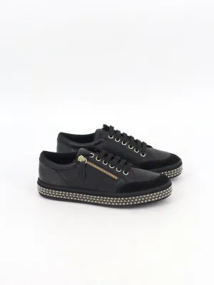 Women's Embellished Casual Shoes,Black